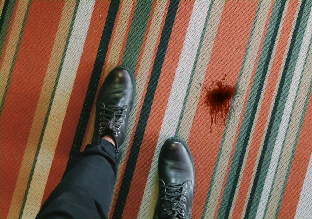 how to remove blood stains from carpets